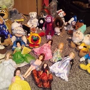 1950s Hard Plastic Nancy And Composition Dolls